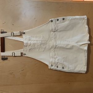2/$15 XL Old Navy Shortalls in Cream